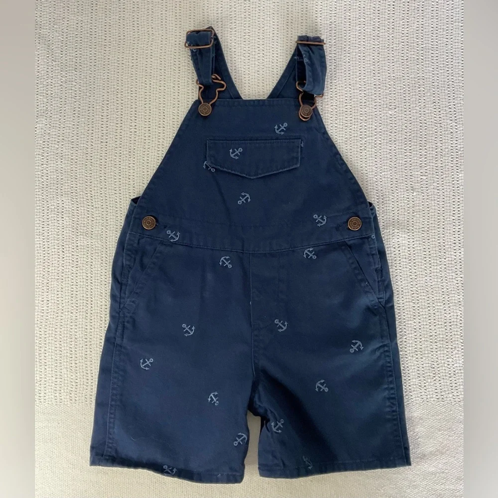 OshKosh B'gosh Blue Overalls with Adjustable Straps